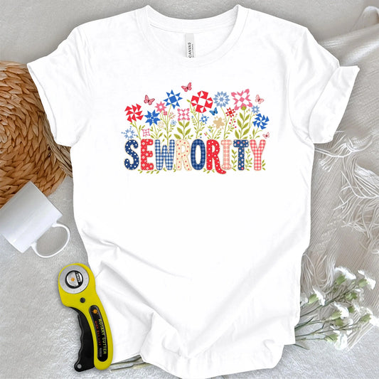 Appliqué Sewrority T-shirt