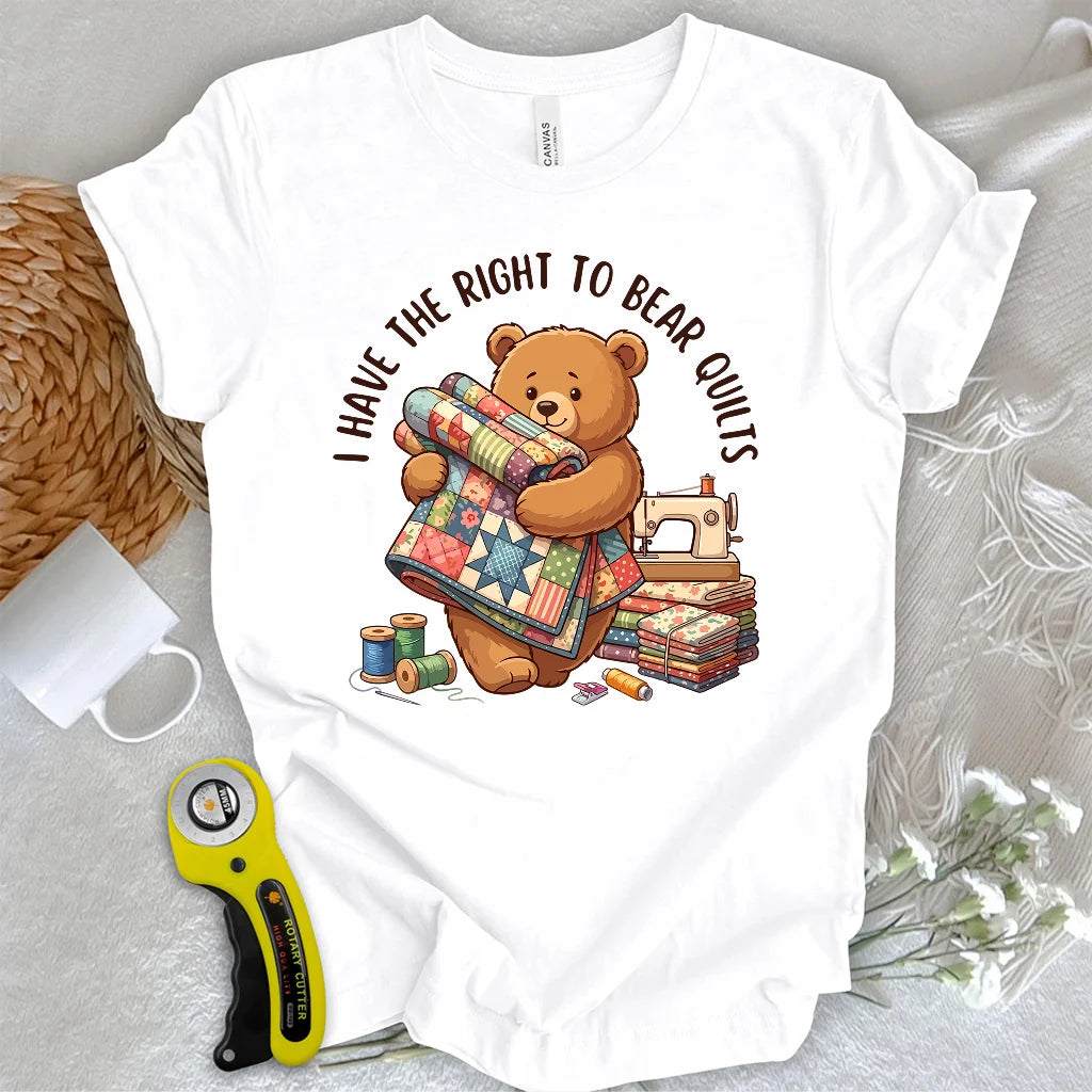 Bearly Quilting T-shirt