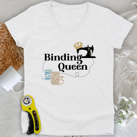 Binding Queen Lady V-neck