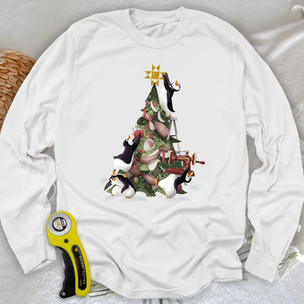 Blizzard Quilt Crew Long Sleeve T-shirt