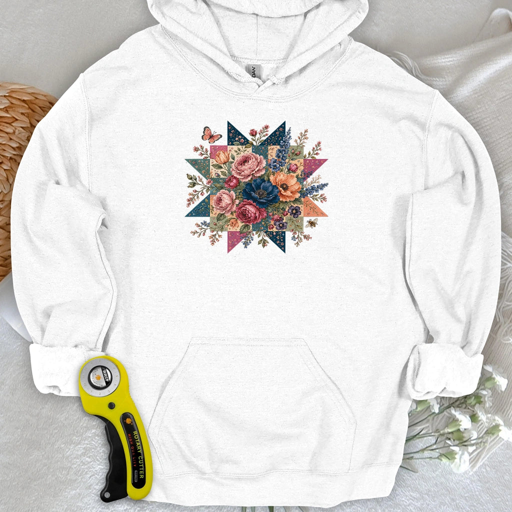 Blooming Patchwork Star Hoodie