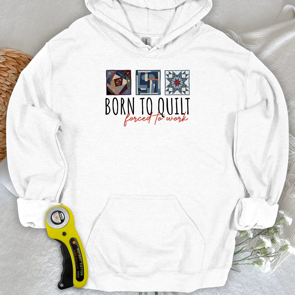 Sweat à capuche « Forced to Quilt »