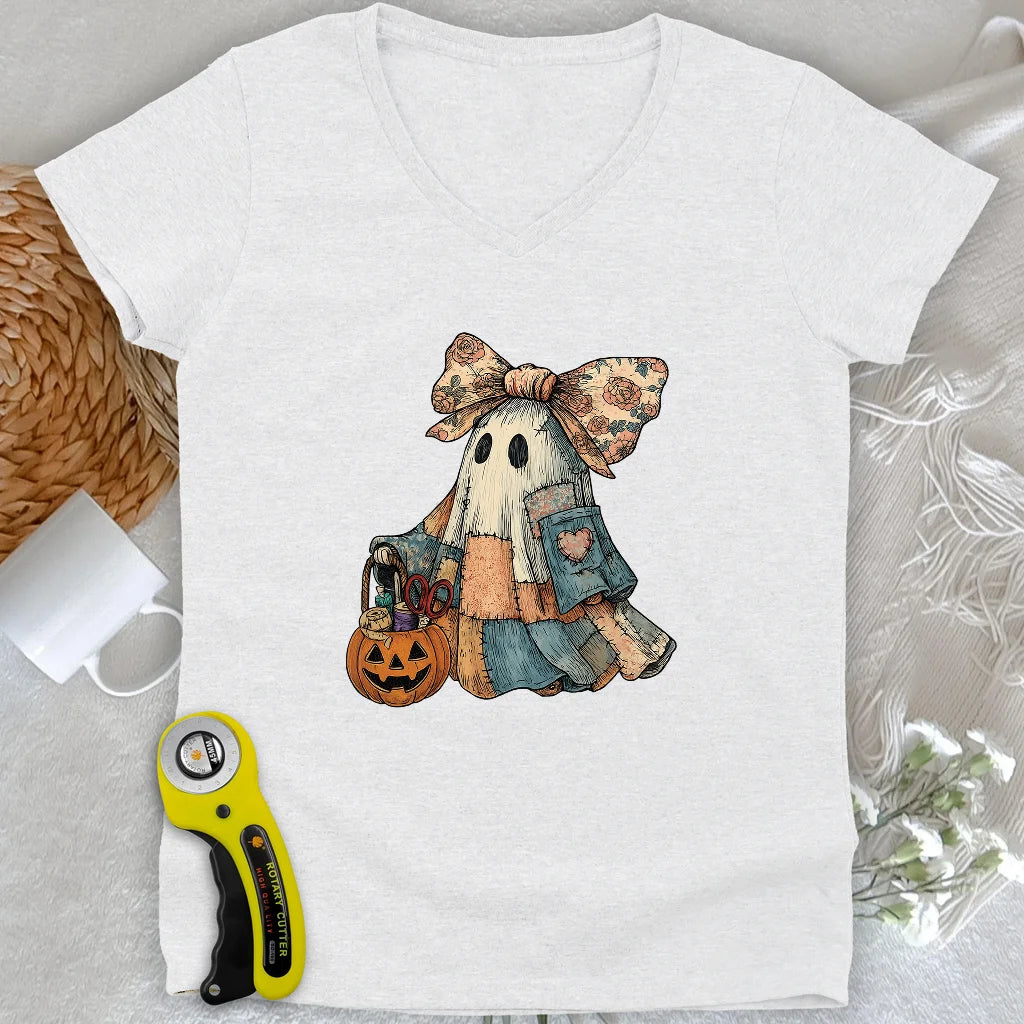 Bow-Boo Lady V-neck