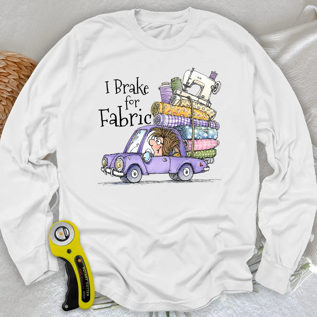 Brake for Fabric Long Sleeve T-shirt