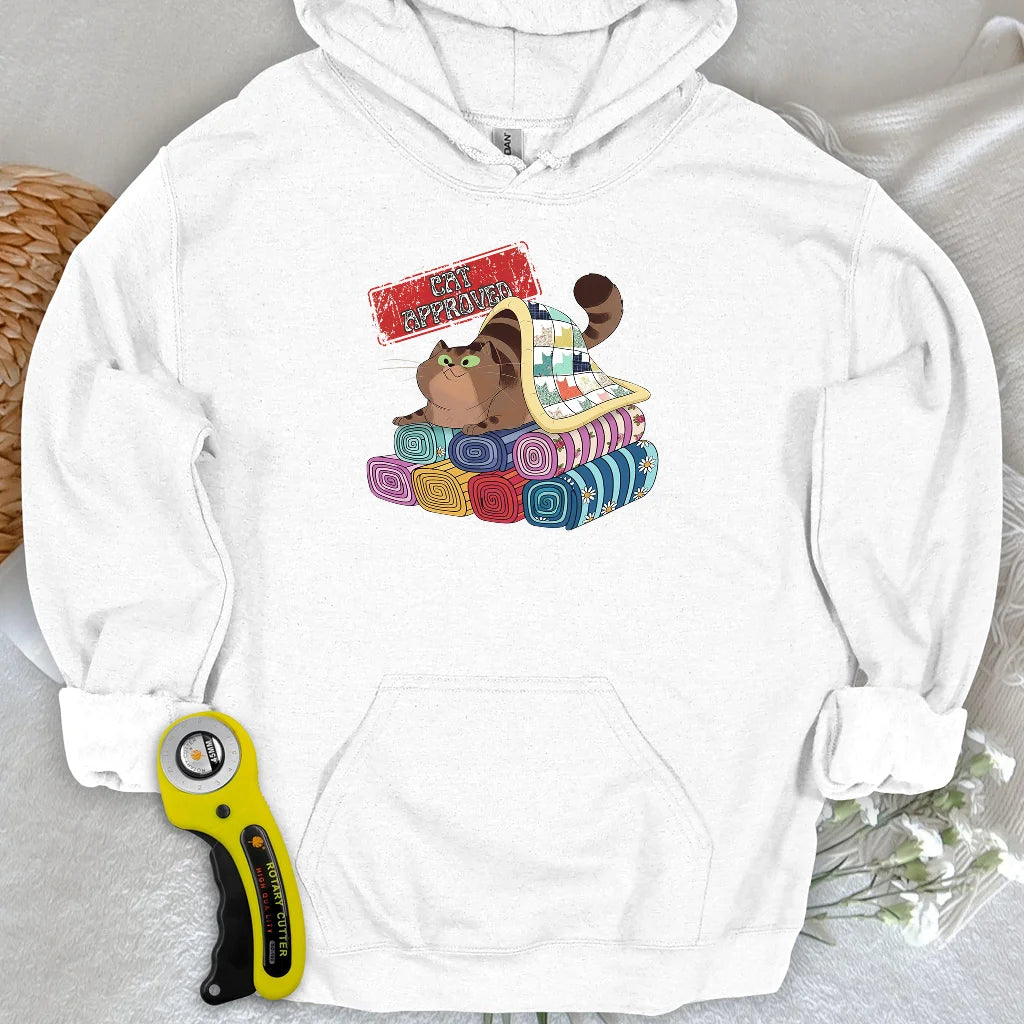 Sweat à capuche approuvé par les chats