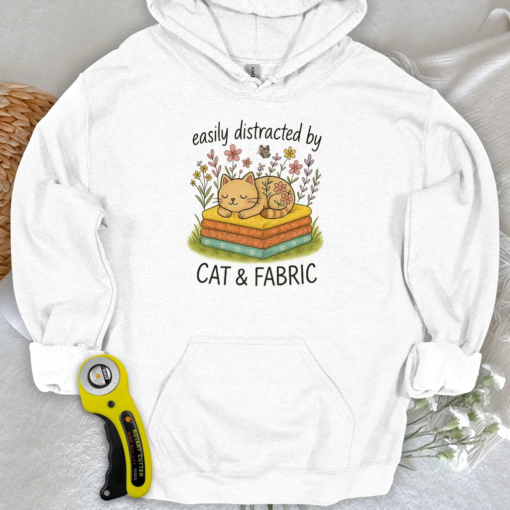 Cat Nap for Quilters Hoodie