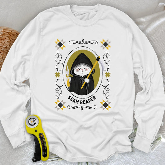 Cat Seam Reaper Long Sleeve T-shirt