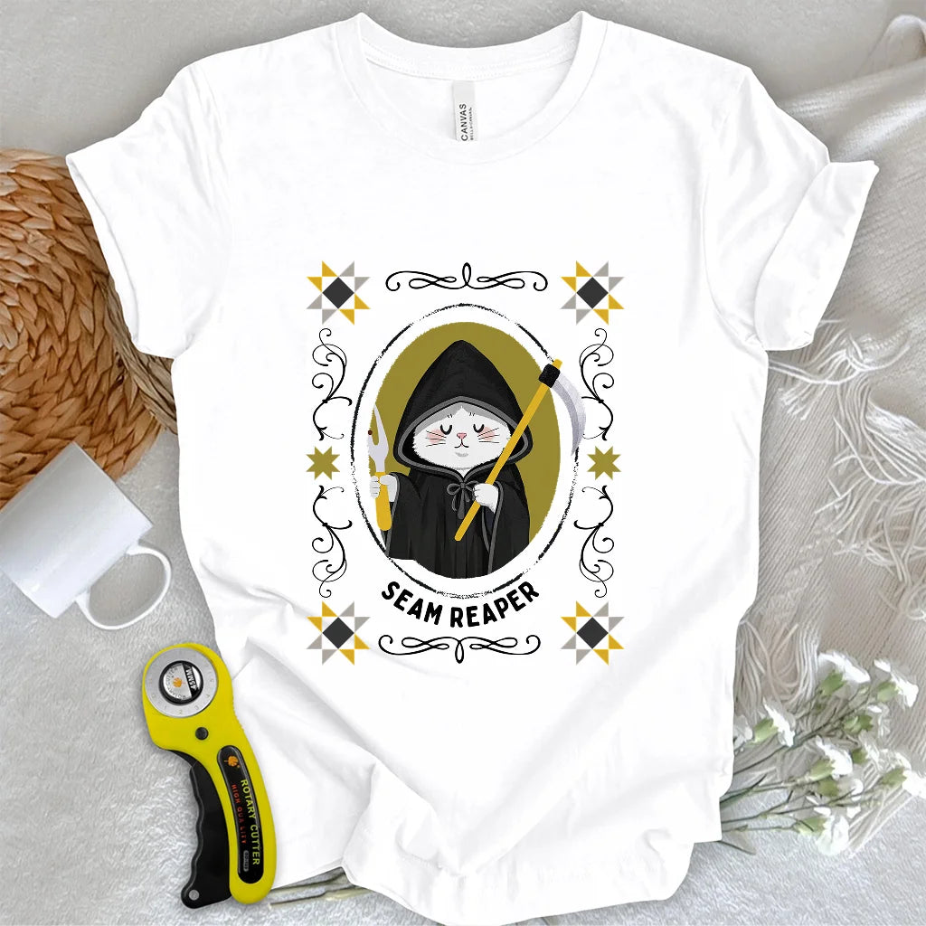 T-shirt faucheuse de coutures de chat
