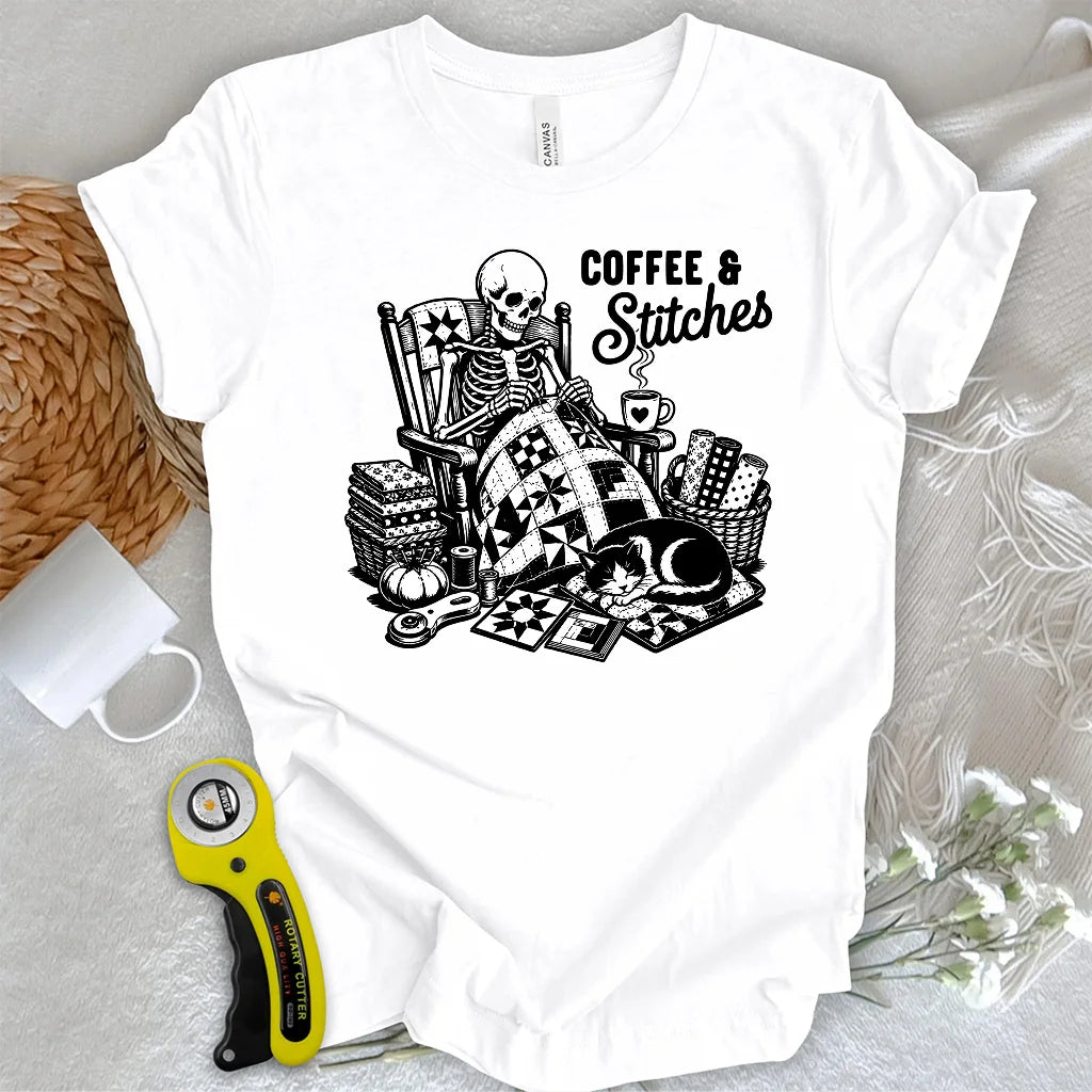 Coffee & Stitches T-shirt