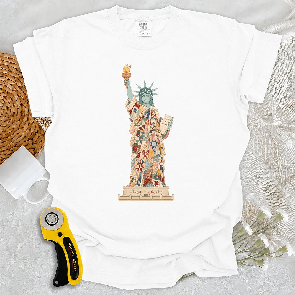 Comfort Colors Liberty Wrapped in Love T-shirt
