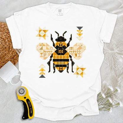 Comfort Colors Patchwork Bee T-shirt