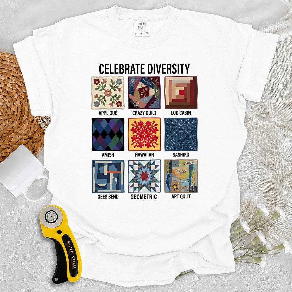 Comfort Colors Patchwork Diversity T-shirt