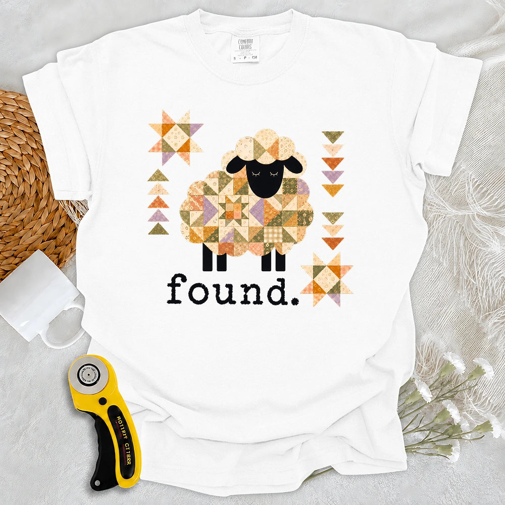 Comfort Colors Psalm 23 Patchwork Sheep T-shirt