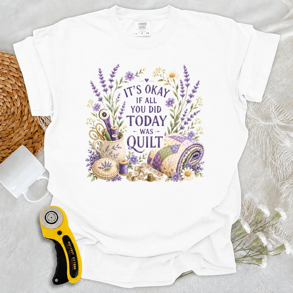 Comfort Colors Quilt Days Are Productive Days T-shirt