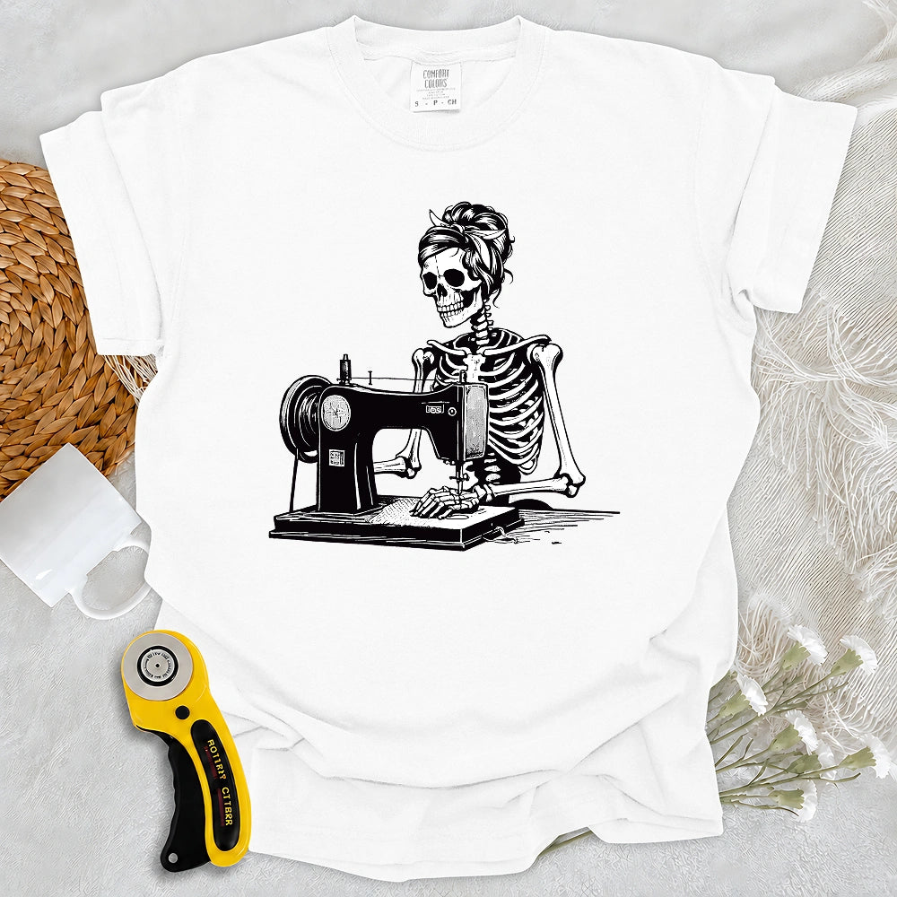 Comfort Colors Quilting Skeleton T-shirt