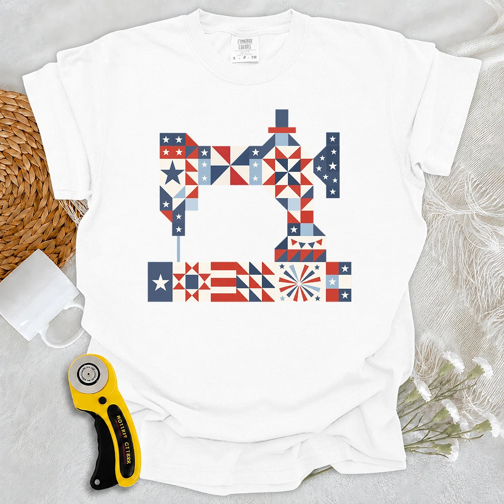 Comfort Colors Stars & Stitches Sewing T-shirt