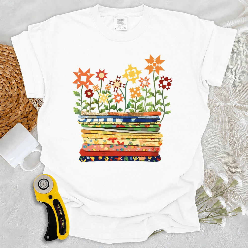 Comfort Colors Where Quilts Bloom T-shirt