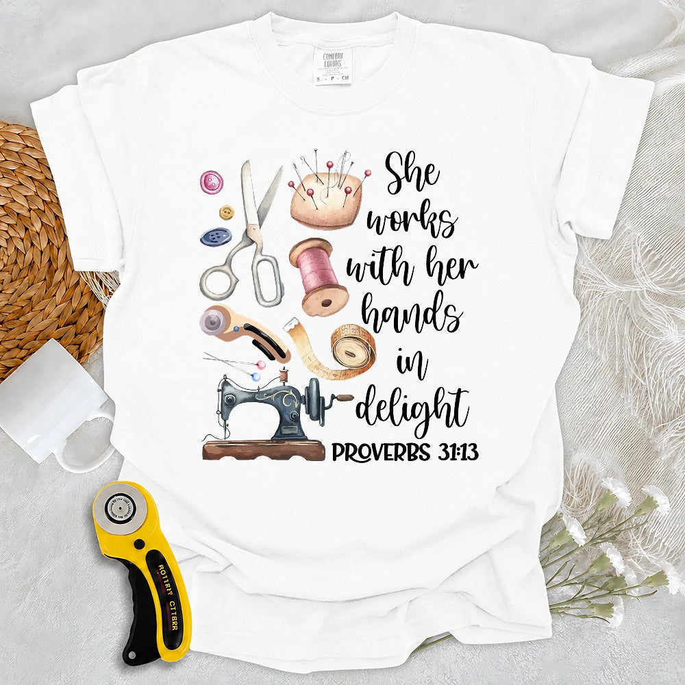 Comfort Colors Work In Delight T-shirt