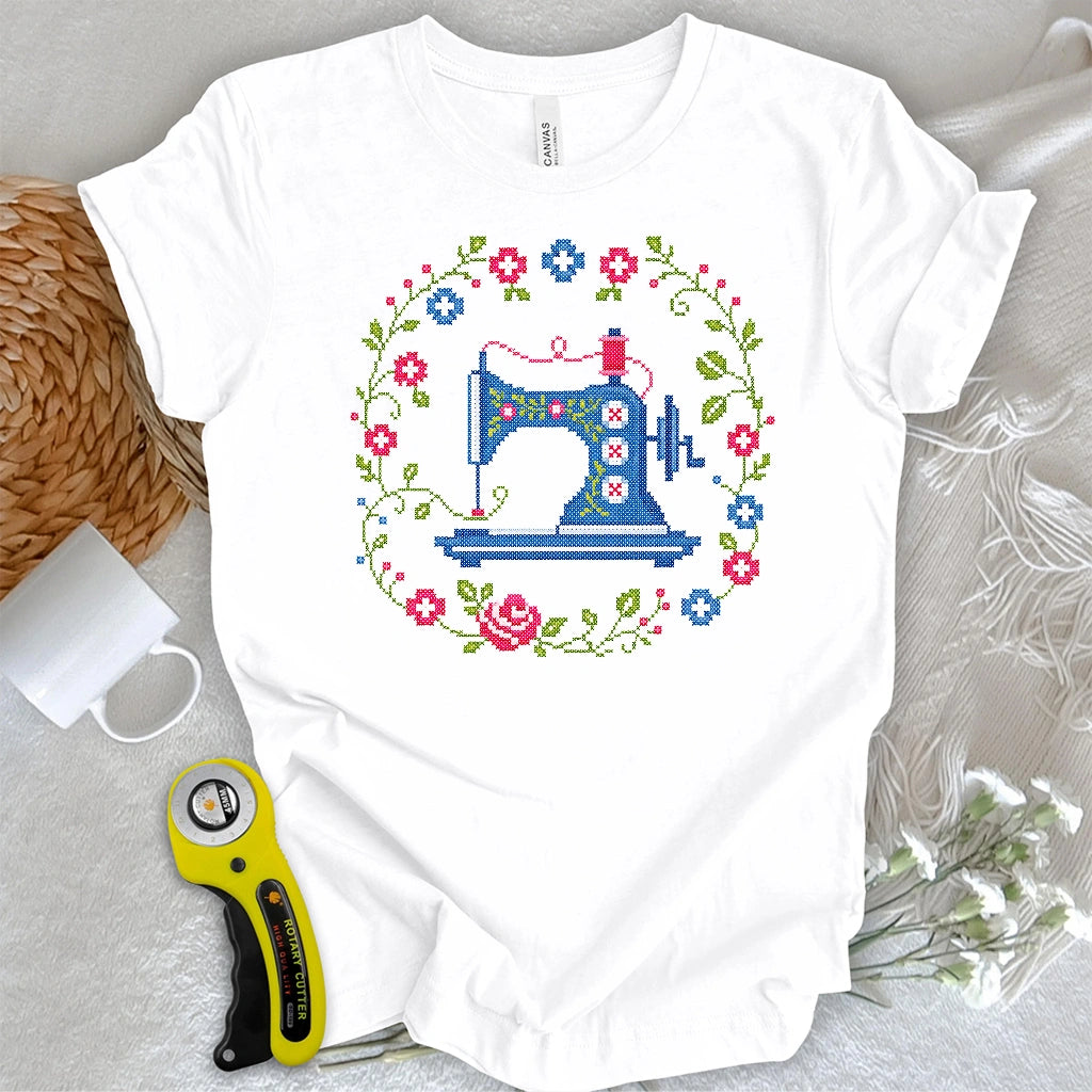 Cross Stitch Singer T-shirt