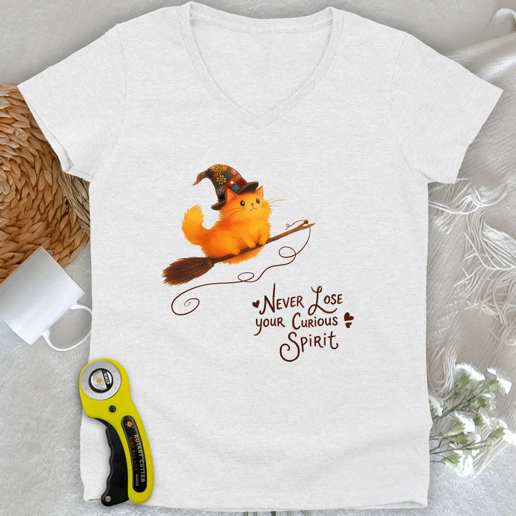 Curious Spirit Lady V-neck
