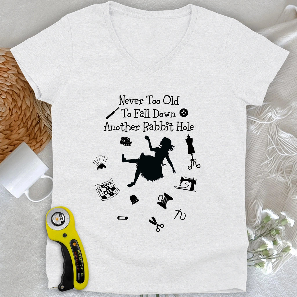 Down The Rabbit Hole V-neck