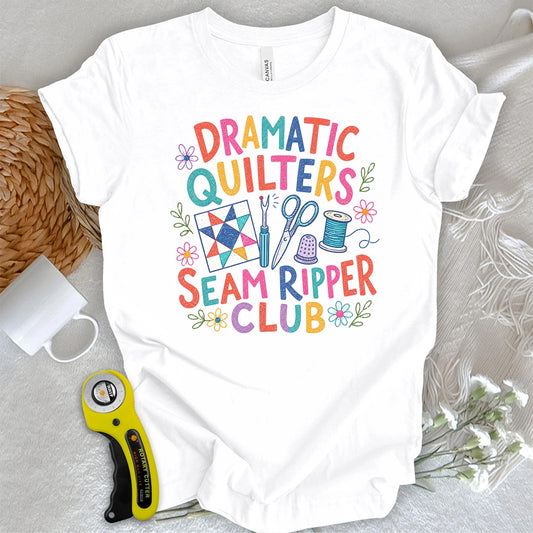Dramatic Quilters Club T-shirt