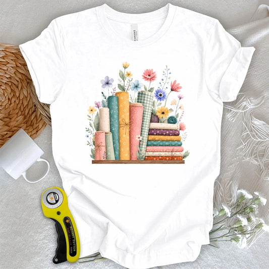 Fabric Bloom T-shirt