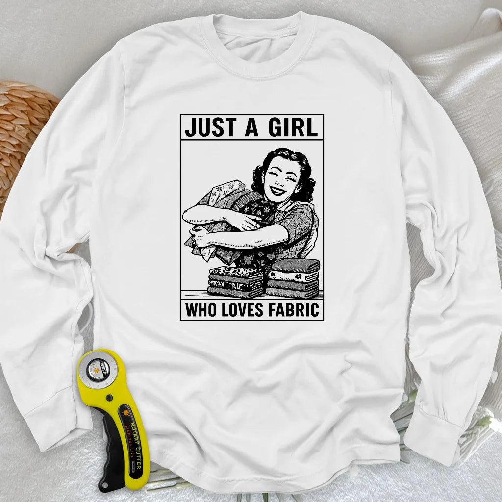 T-shirt à manches longues en tissu pour fille