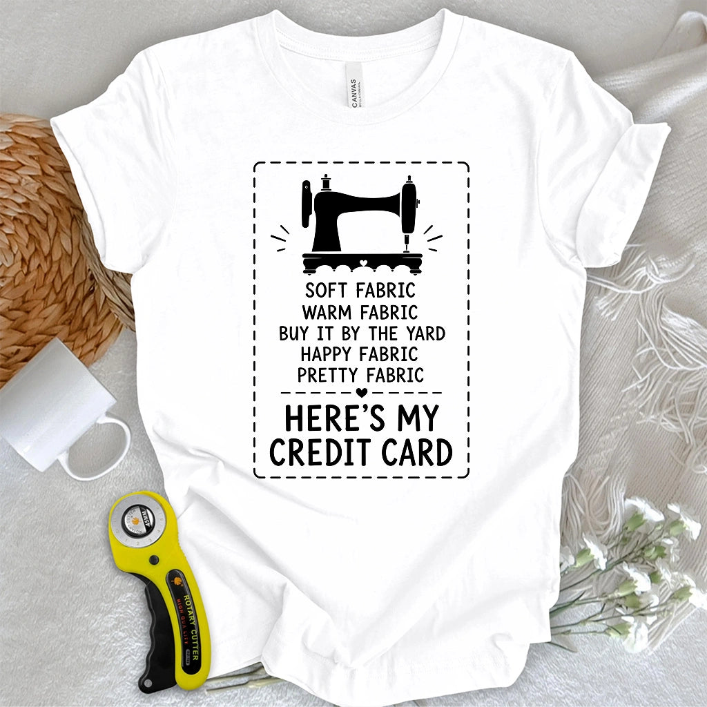 Fabric Lover’s Credit Card T-shirt