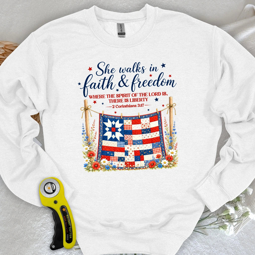 Faithfully Pieced Sweatshirt