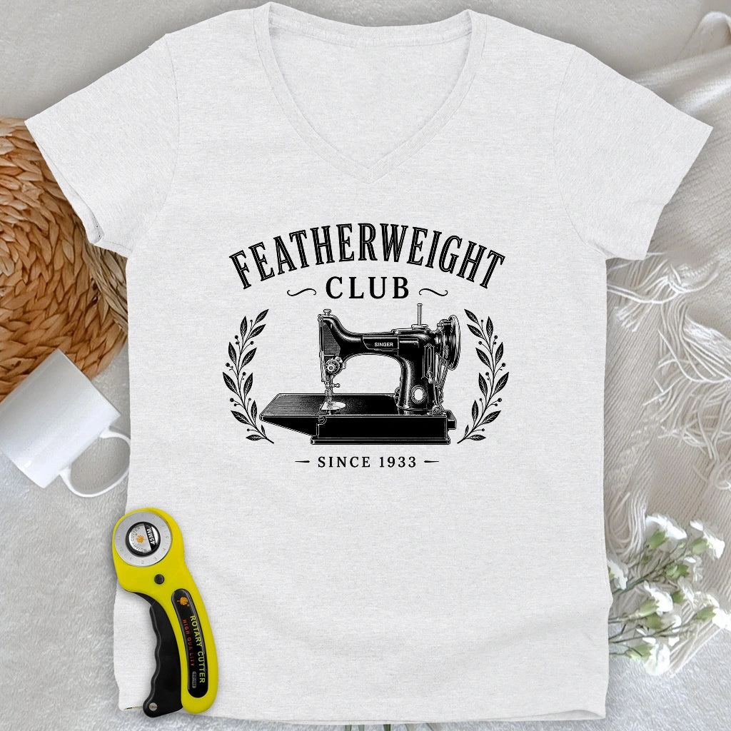 Featherweight Club Lady V-neck