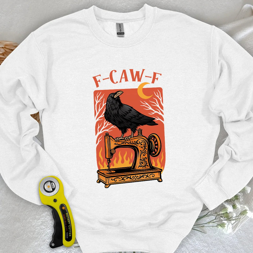 Feuriges Stich-Sweatshirt