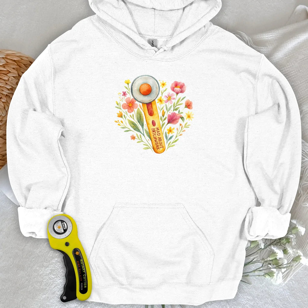Sweat à capuche coupe fleur