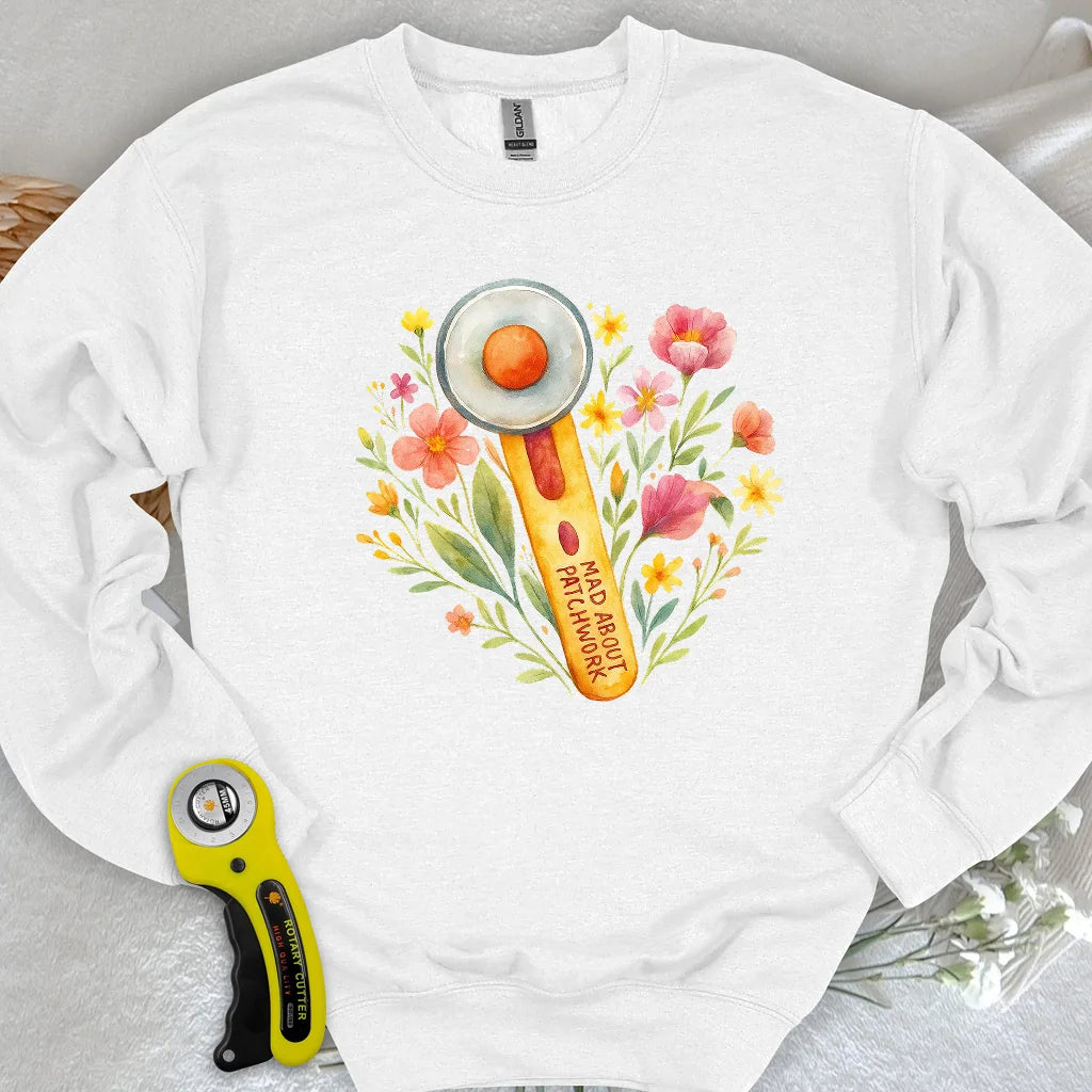 Sweat-shirt Coupe Fleurs