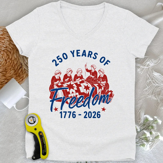 Freedom Quilting Bee Lady V-neck