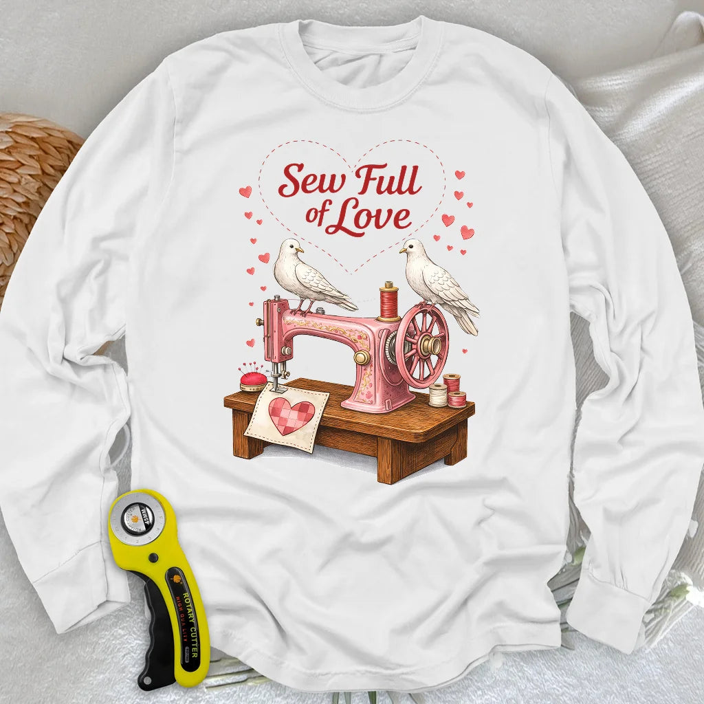 Full of Love Langarm-T-Shirt