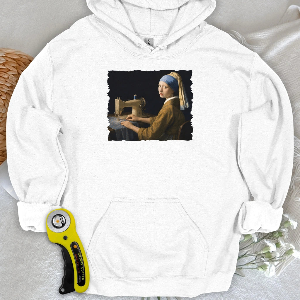 Girl With A Sewing Machine Hoodie