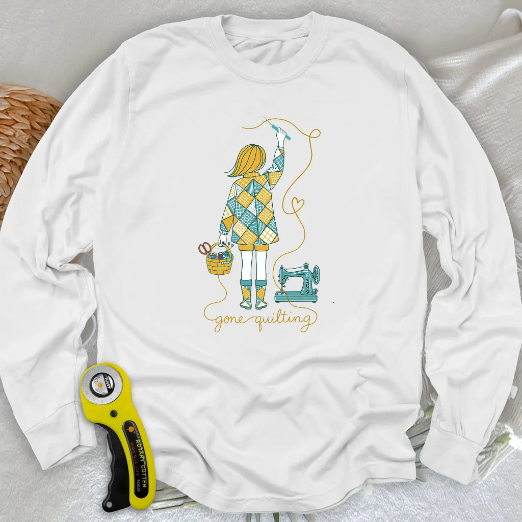 Longsleeve "Beim Quilten"
