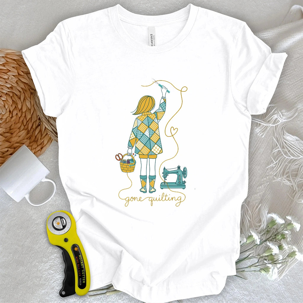 Gone quilting T-shirt