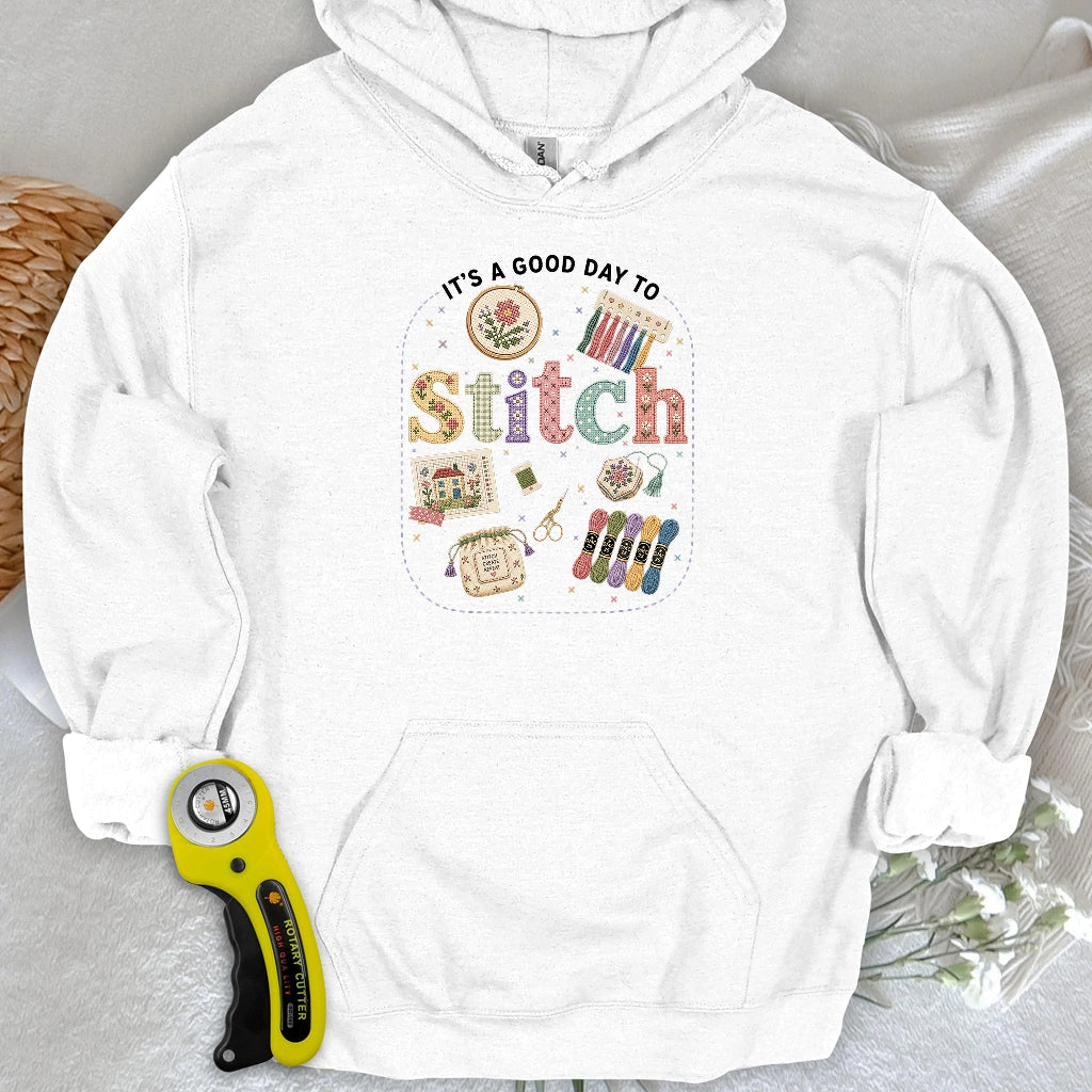 Good Day To Cross Stitch Hoodie