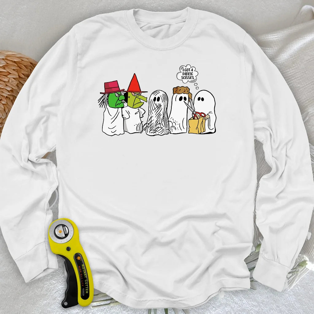 J'ai un T-shirt à manches longues Fabric Scissor