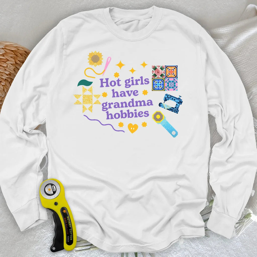Grandma Hobbies Long Sleeve T-shirt
