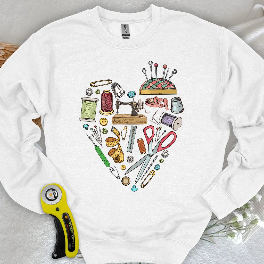 Sweat-shirt coupable en son cœur