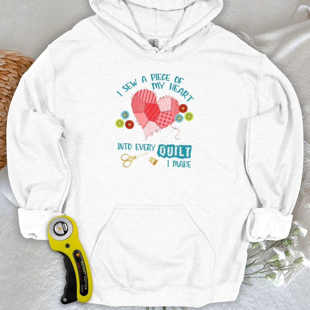 Heartstitched Quilt Love Kapuzenpulli