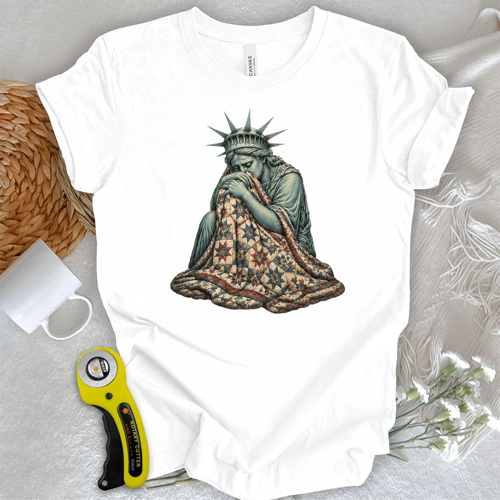 Her Liberty Quilt T-shirt