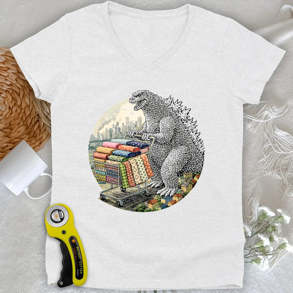 Hoardzilla Lady V-neck
