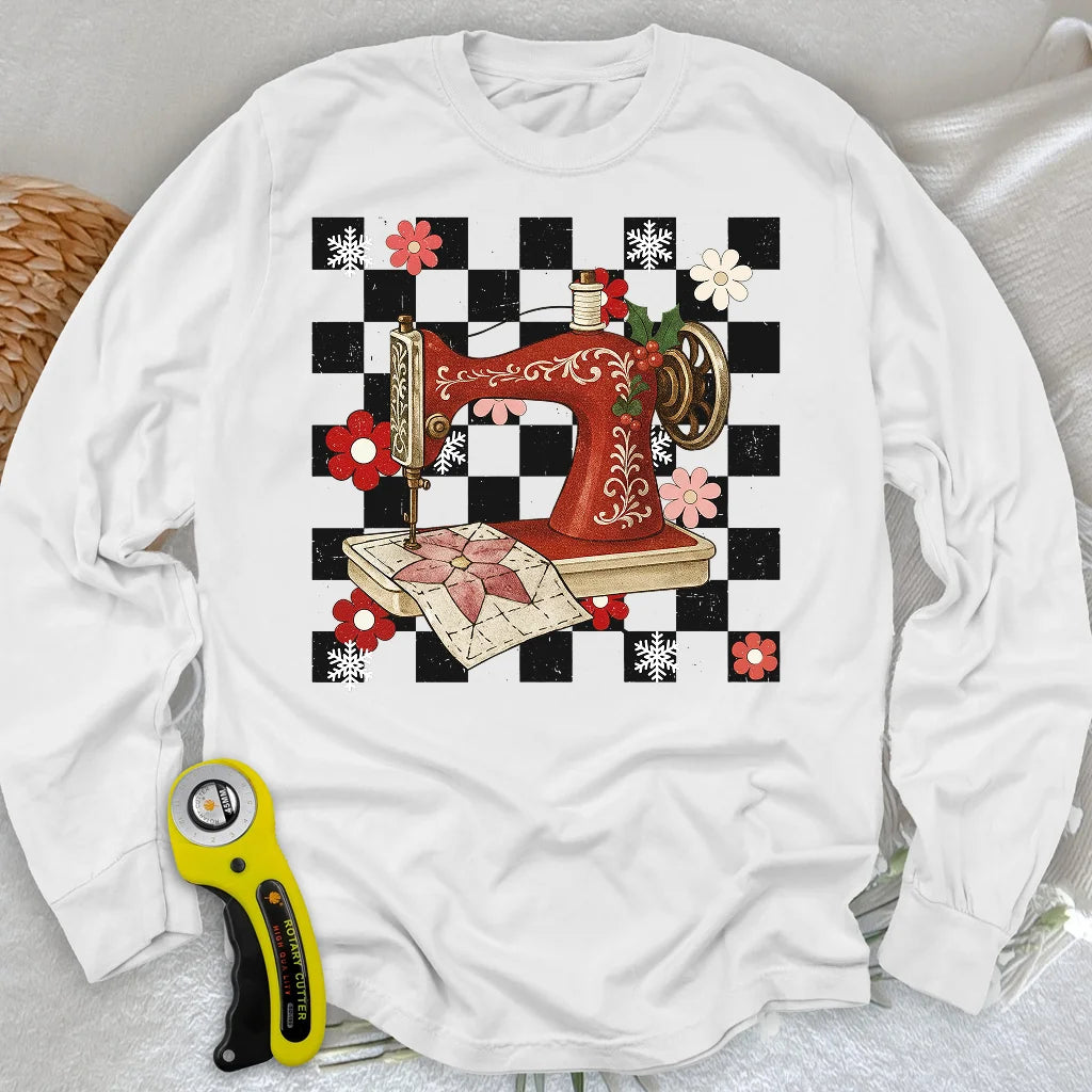 Holly Jolly Sticker Langarm-T-Shirt