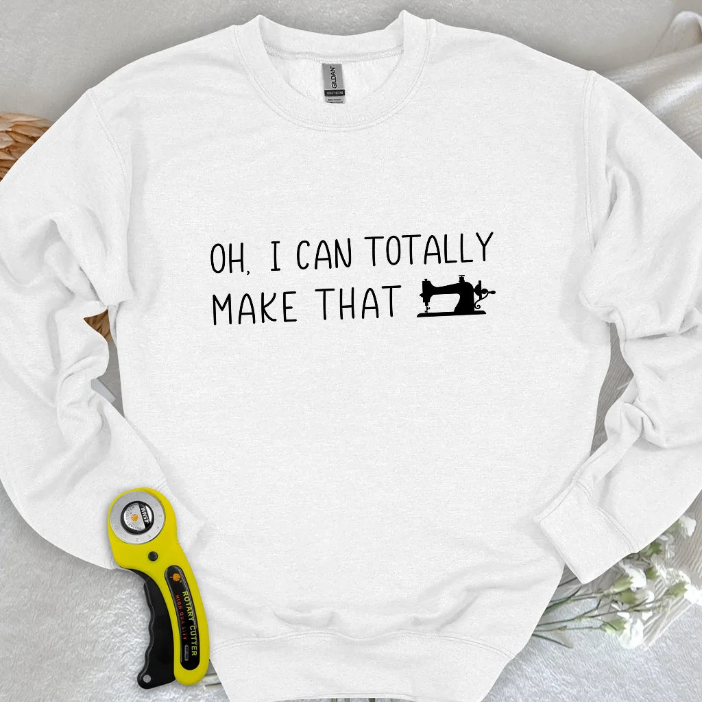 Ich kann dieses Sweatshirt anfertigen