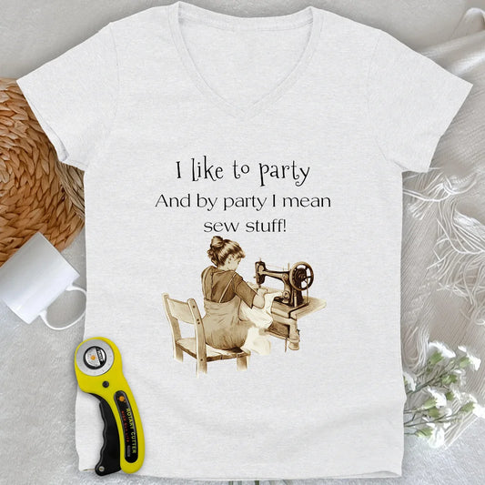 Kind of Party Lady V-neck