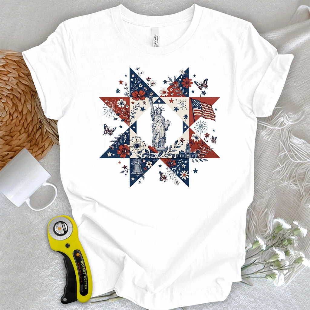 Liberty Star Quilt T-shirt
